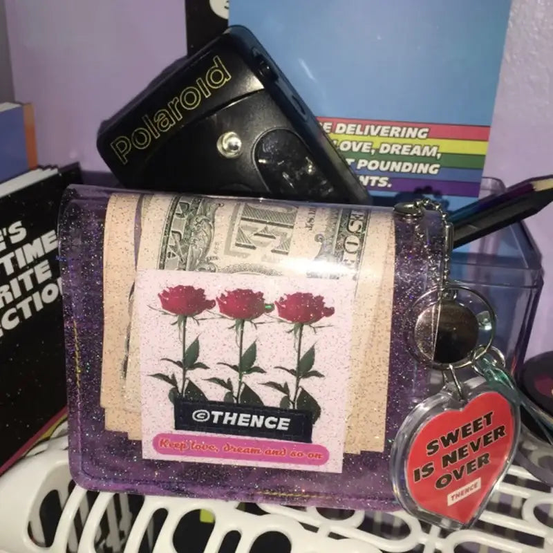 THENCE - Glitter Wallet Ver.2 - Purple - THENCE - Wallet - Harumio