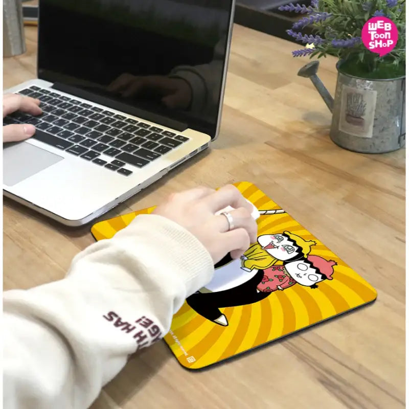 Don't Let Go of the Mental Rope - Mouse Pad - Webtoon Shop - Mouse Pad - Harumio