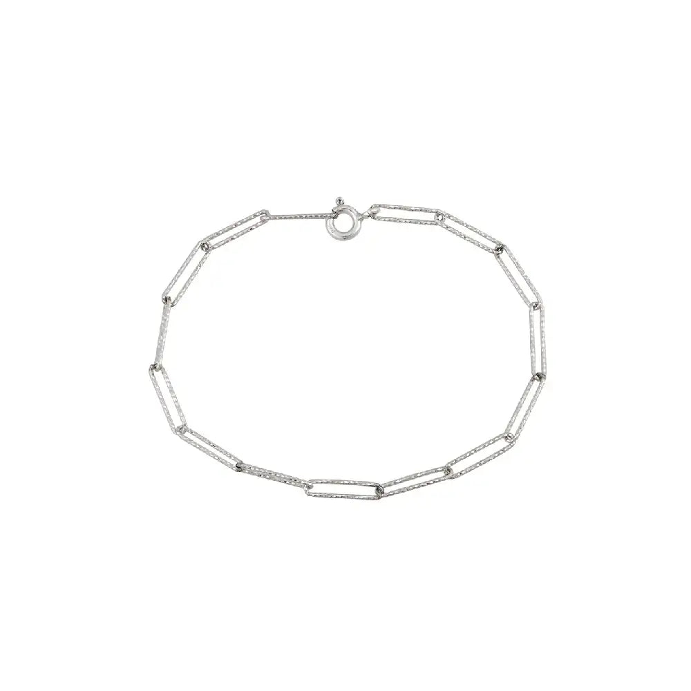 CLUE - Basic Clip Chain Silver Bracelet - CLUE - Jewelry - Harumio