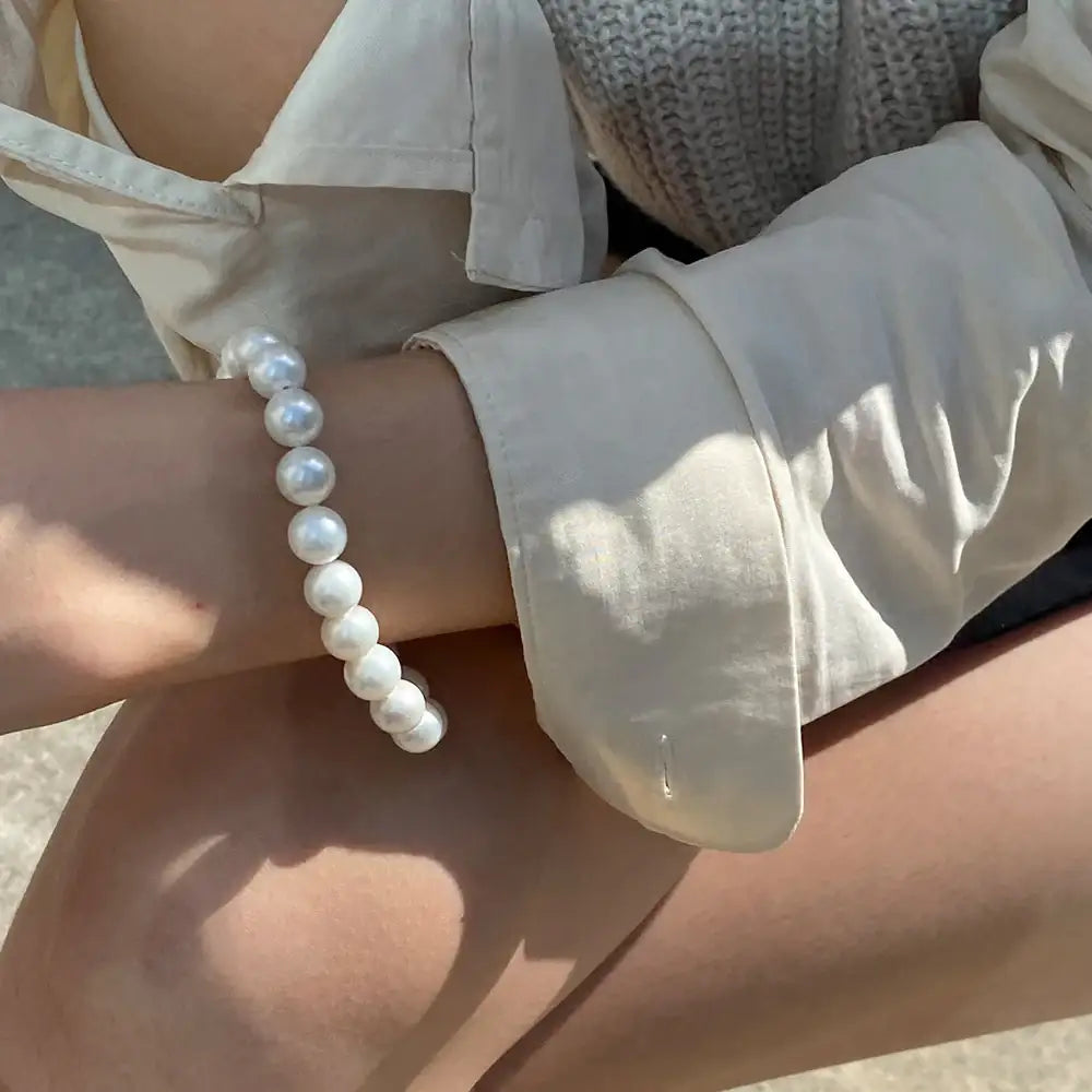 OST - Classic Volume 10mm Pearl Bracelet - OST - Jewelry - Harumio
