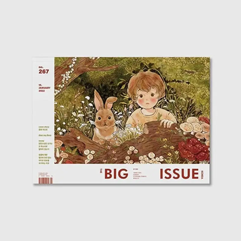 Big Issue - No.267 2022 - Magazine Cover Illustration by Yoovora Follow the Rabbit - Big Issue Korea - Magazine - Harumio