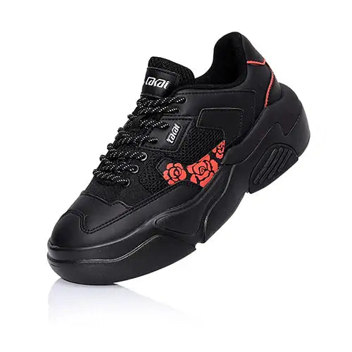 Lakai - Hati Graffiti Shoes - Black Red Rose - Lakai - Footwear - Harumio