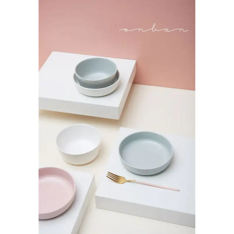 SPRING AROUND - Onban Milk & Peach Home Set (4 Pax) - SPRING AROUND - Tableware - Harumio