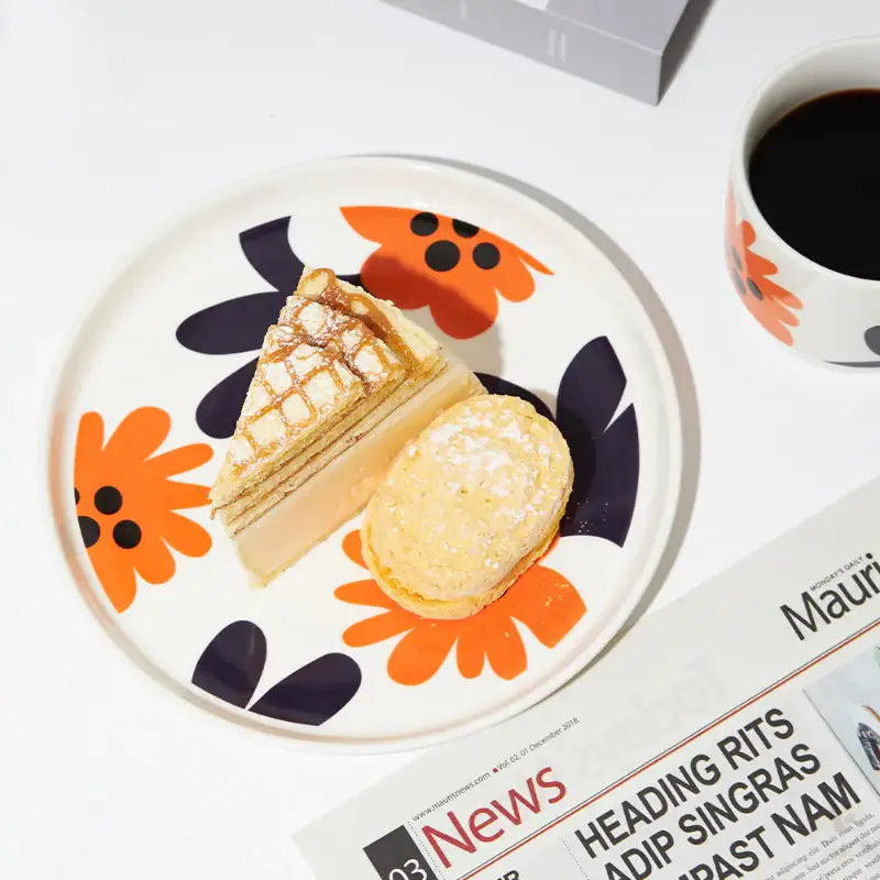 Neoflam - French Bull Ceramic Round Plate - Neoflam - Kitchenware - Harumio