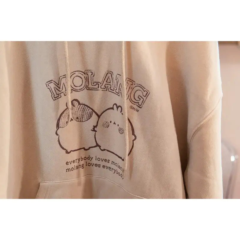 Molang - Cozy Hoodie & Pouch Set - Molang - Hoodie Set - Harumio