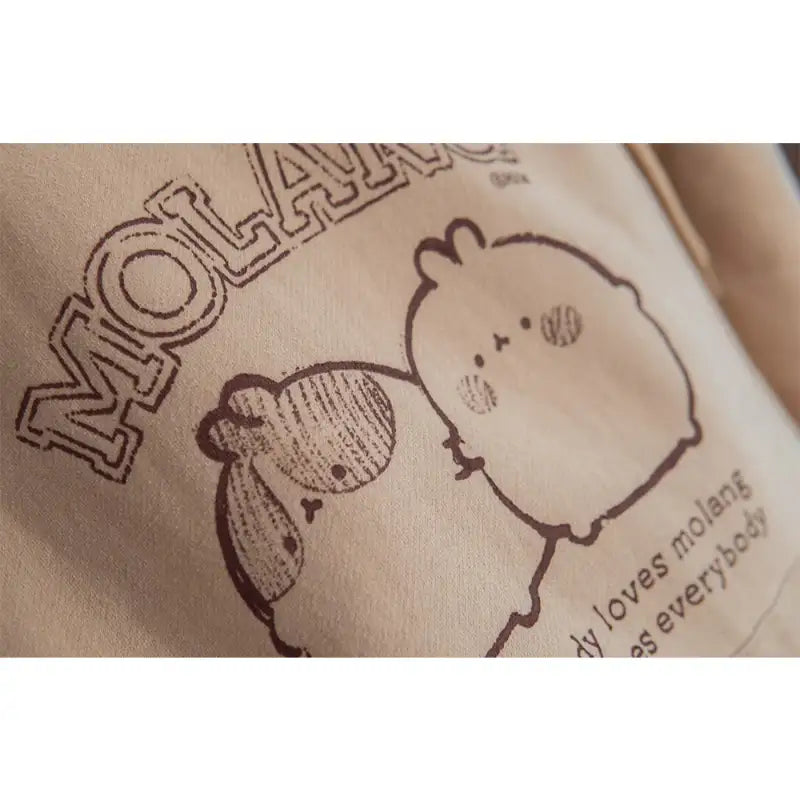 Molang - Cozy Hoodie & Pouch Set - Molang - Hoodie Set - Harumio