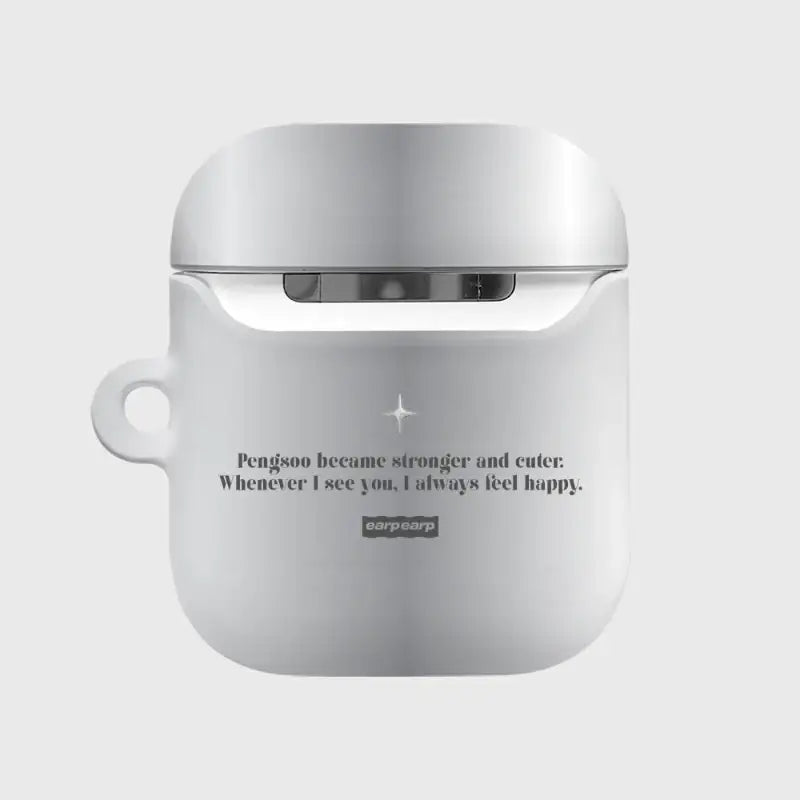 Earpearp x Pengsoo - Steel Pengsoo AirPods Hard Case (Grey) - Earpearp x Pengsoo - AirPods Case - Harumio