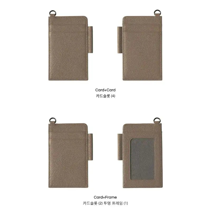 proper belongings - D Ring Flat Card Holder - proper belongings - Card Holder - Harumio