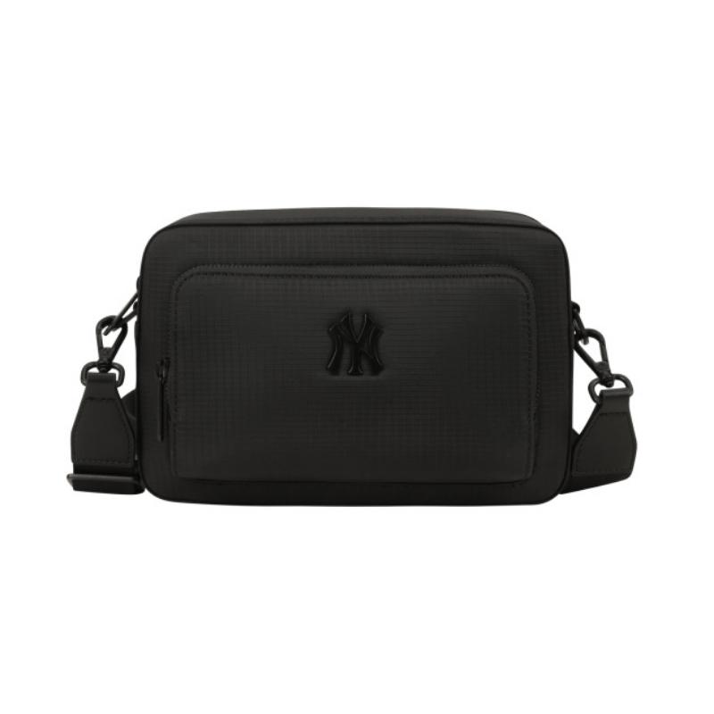 MLB Korea - Monogram Ripstop Nylon Crossbody Bag