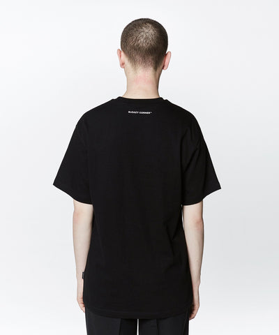 Sleazy Corner - Media Kills T-shirt - Black