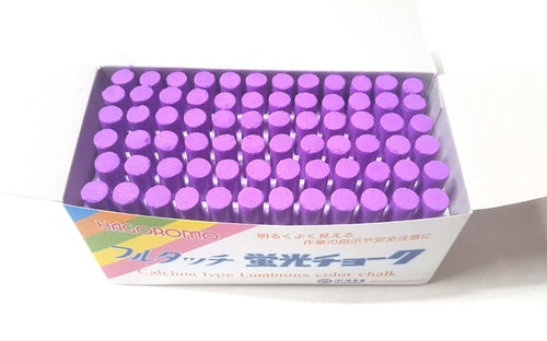 HAGOROMO Fulltouch Luminous 5-Color Chalk 5pcs, 1Box (5pcs) Pink