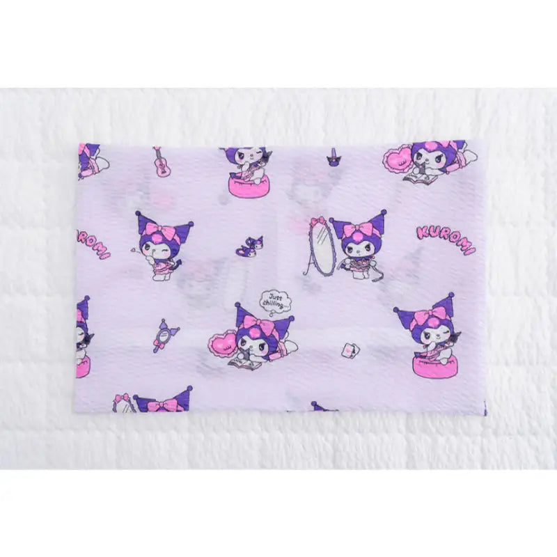 NARA HOME DECO X Kuromi - Bamboo Ripple Summer Bedding Set Of 2 - NARA HOME DECO - Bedding Set - Harumio