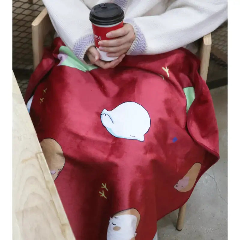 Our Cafe Owner Is Weird - Double-sided Webtoon Blanket - Webtoon Shop - Blanket - Harumio