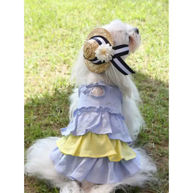 ITSDOG - Pet Linen Frill Dress - ITSDOG - Pet Clothes - Harumio