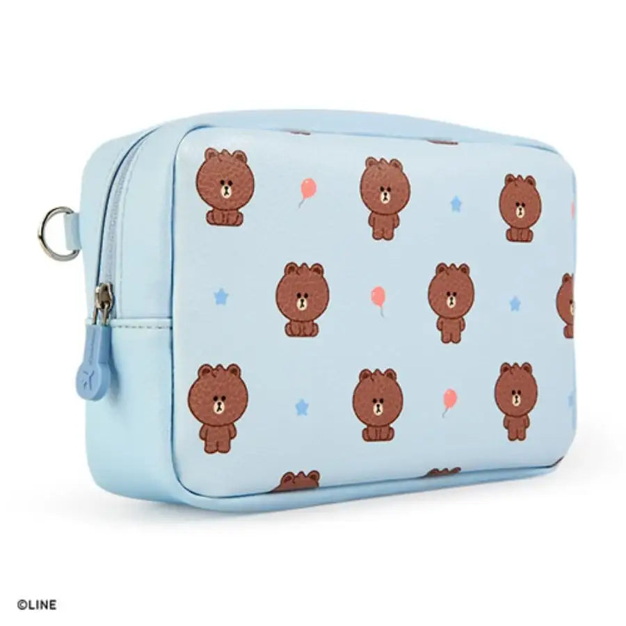 Monopoly x LINE - Brown and Friends - Mini Cable Pouch - Monopoly - Accesories - Harumio