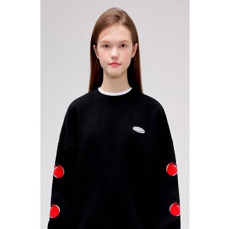 Kirsh - Middle Cherry Sweatshirt - Black