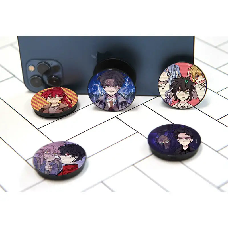 Heroes Plan B - Lenticular Toon Socket - Webtoon Shop - Griptoks - Harumio
