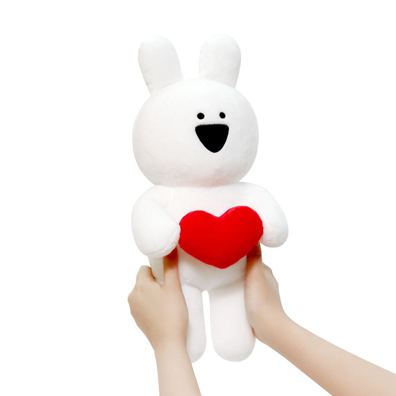 Overaction Bunny - Long Bunny With Heart (30cm)