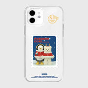 Earpearp x Pengsoo - Stamp Pengsoo and Cuni iPhone Clear Jelly Case - Earpearp x Pengsoo - Phone Case - Harumio