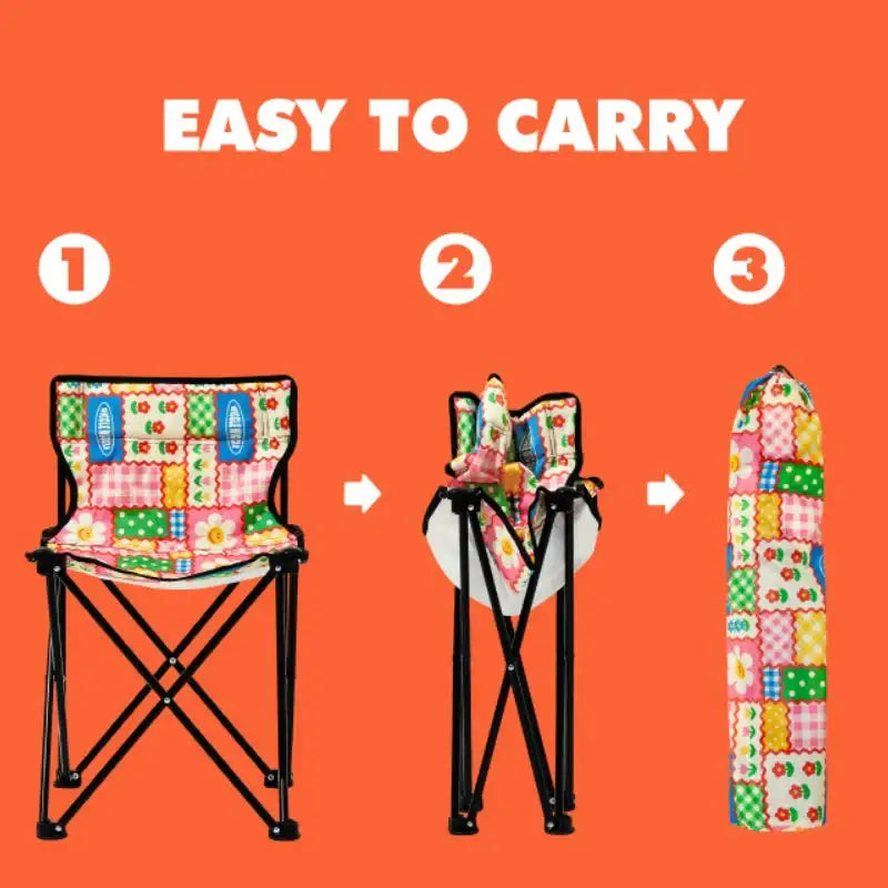 Wiggle Wiggle - Small Camping Chair - Wiggle Wiggle - Chair - Harumio