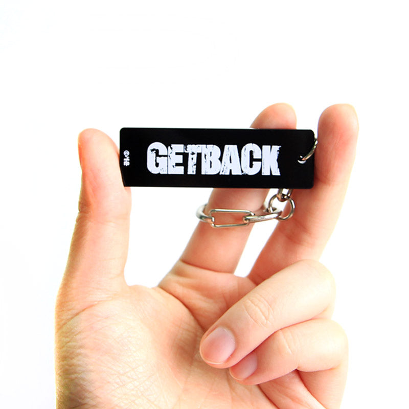 Get Back - Double Sided Acrylic Keyring