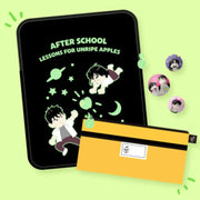 After School Lessons For Unripe Apples - Pencil Case + Pouch Set (C Set) - Webtoon Friends - Stationery & Office Supplies - Harumio