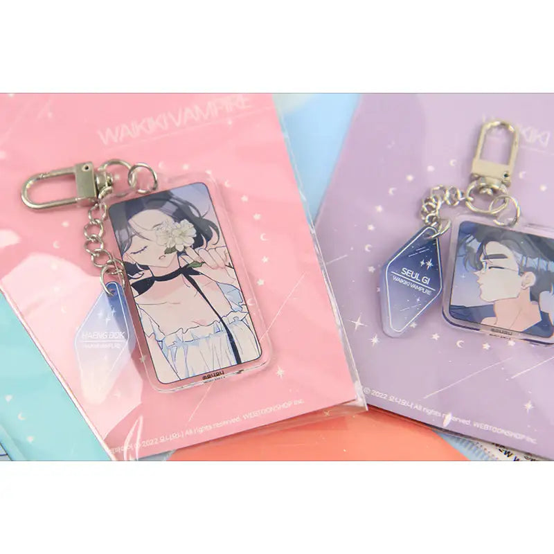 Waikiki Vampire - Acrylic Keyring - Webtoon Shop - Keyrings - Harumio
