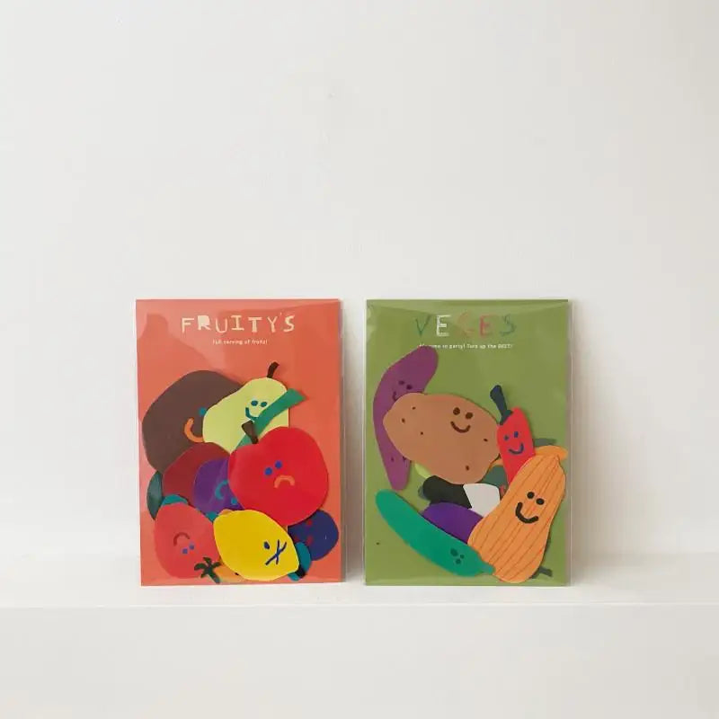 Dinotaeng - Veges & Fruity's Sticker Pack - Dinotaeng - Sticker - Harumio