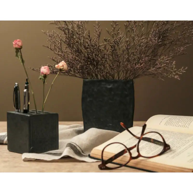 Chaora - Cupronickel Handle Vase - Chaora - Tableware - Harumio