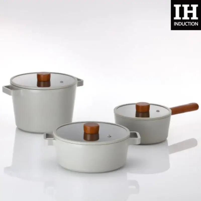 Neoflam - FIKA Reserve Pot Set Of 3 - Neoflam - Stock Pot - Harumio