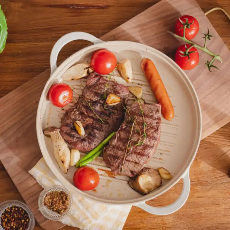 Neoflam - FIKA 26cm Induction Round Grill Pan - Neoflam - Kitchenware - Harumio