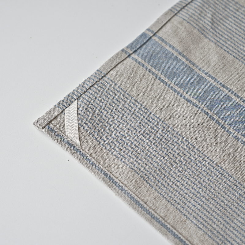 August8th - Natural Hemp Linen Cross Kitchen Cloth