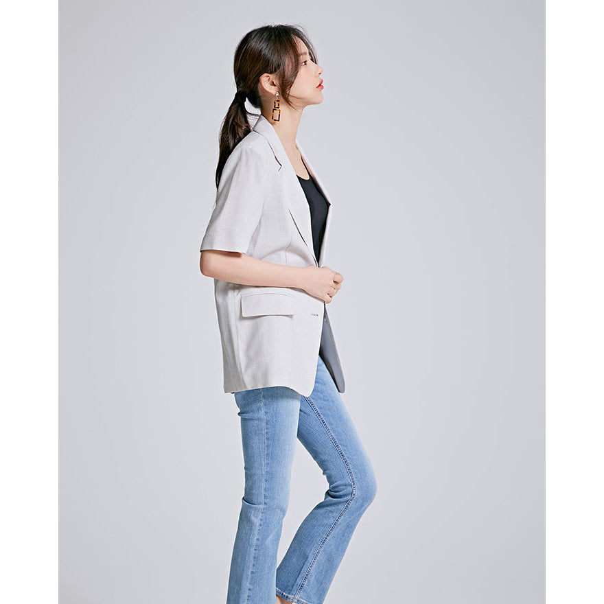 SPAO - COOLTECH Standard Fit Short Sleeve Jacket