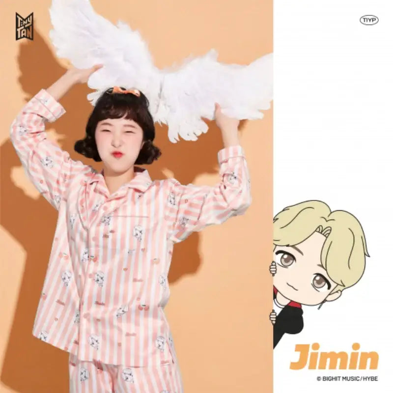 BTS - TinyTAN x TIYP - peek-a-boo Pajama - BTS - Clothing - Harumio