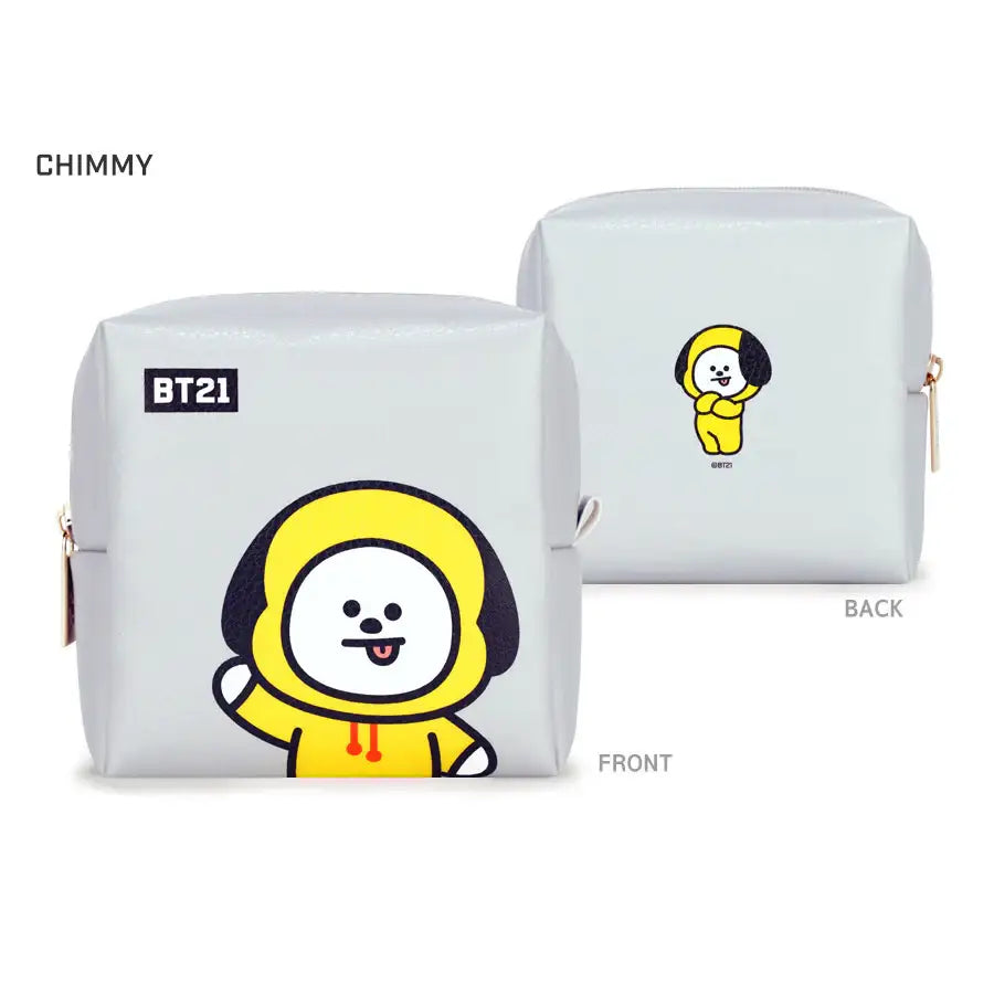 BT21 x Monopoly - PU Square Pouch - Medium - Monopoly - Accessories - Harumio