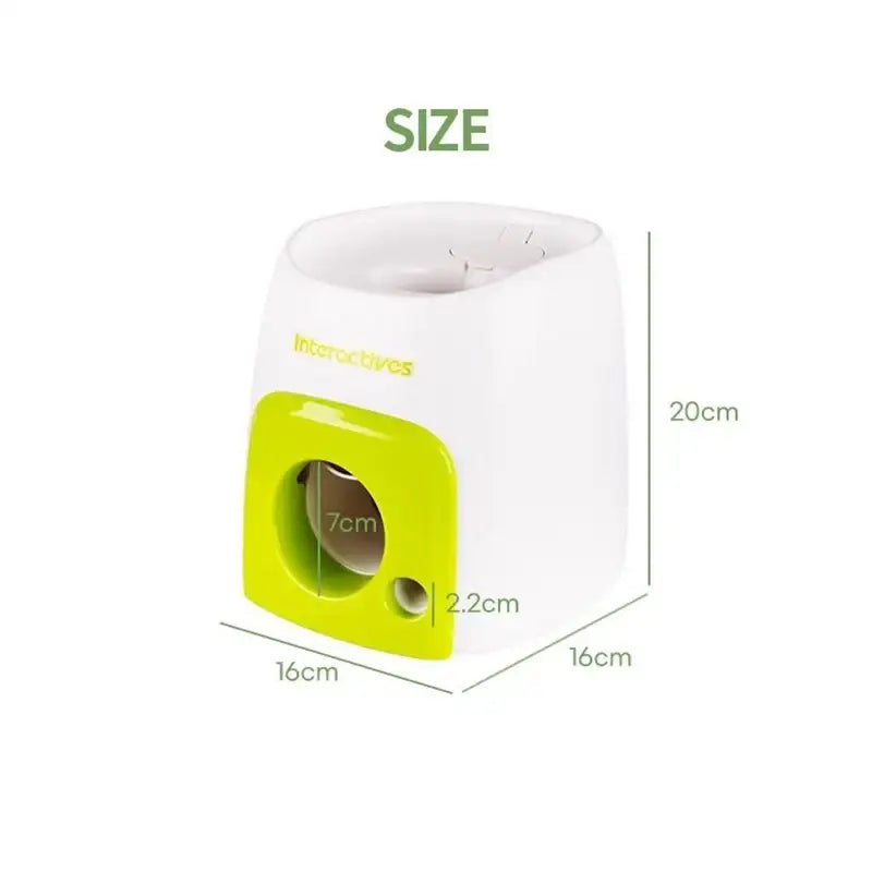 Yog!ssw - Pet Tennis Treat Dispenser - Jungle Monster - Pet Toys - Harumio