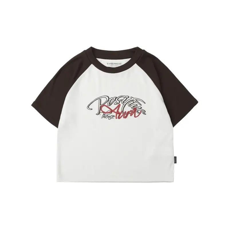 THENCE - Raglan Crop Tee IRD