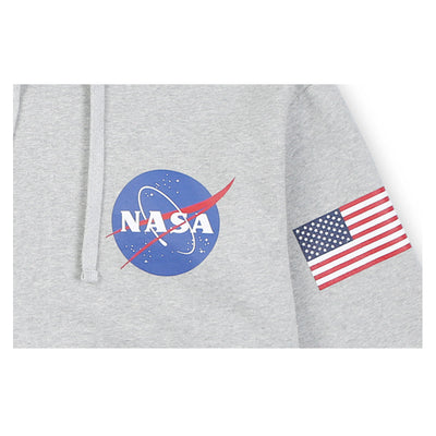 Siero x NASA - NASA Print Hoodie Sweater - Gray