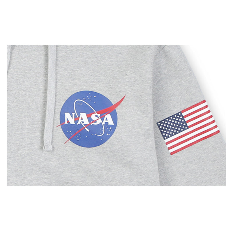 Siero x NASA - NASA Print Hoodie Sweater - Gray