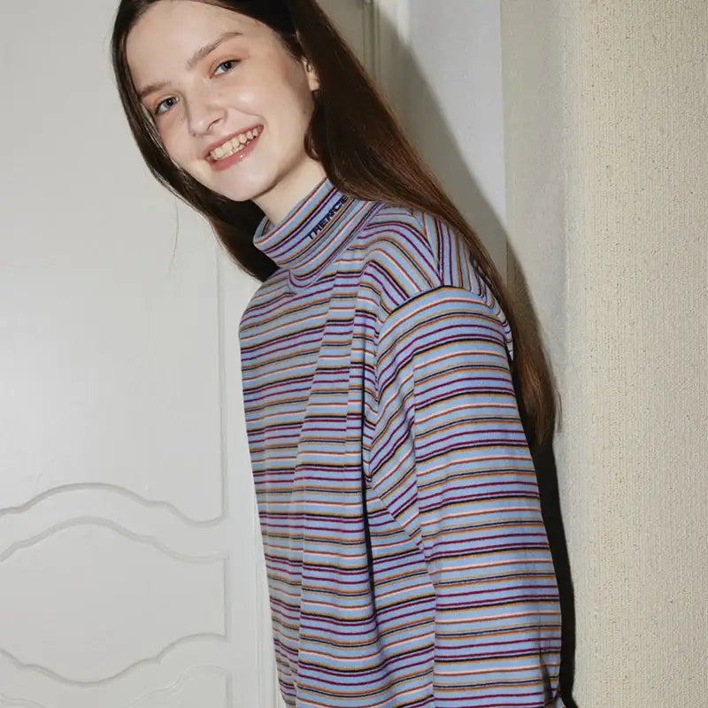 THENCE - Stripe Turtle Neck HWM - THENCE - Turtle Neck - Harumio