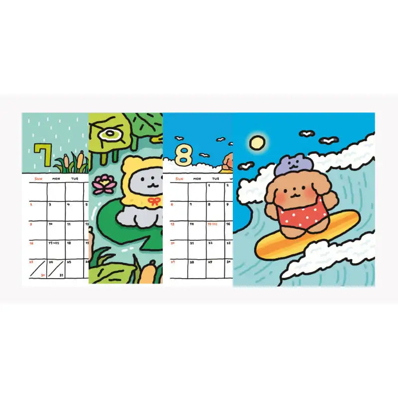 Jelly Crew - ddoodly - 2023 Wall Calendar - Jelly Crew - Calendar - Harumio