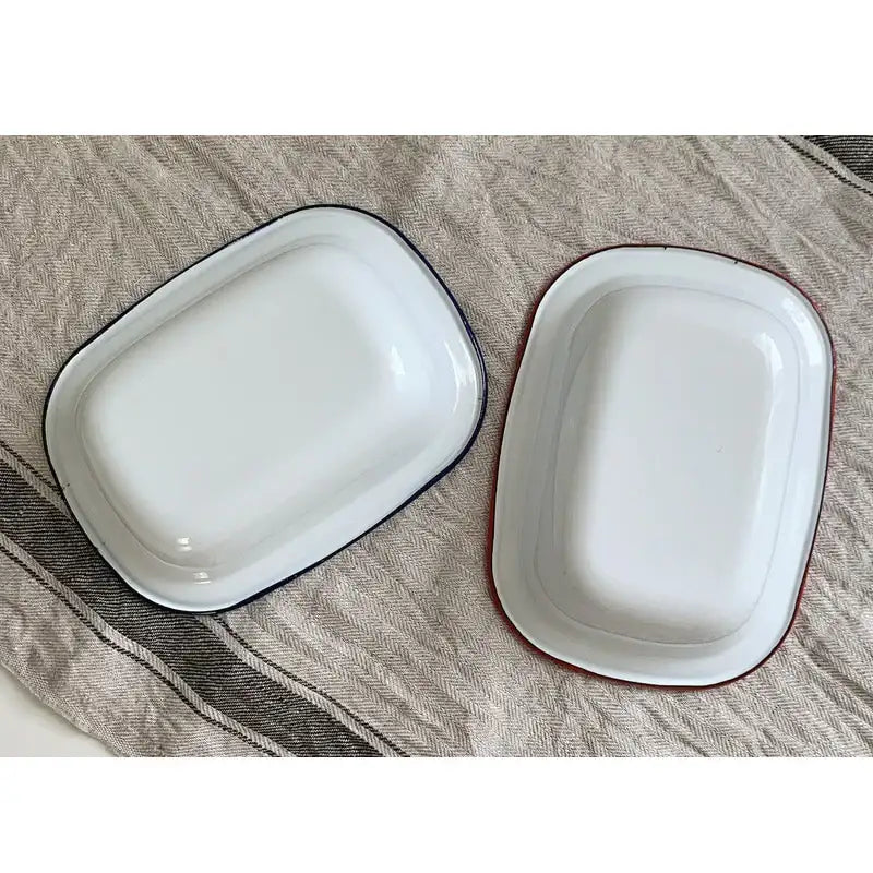 Like A Cafe - Enamel Oval Bowl - Like A Cafe - Home & Living - Harumio
