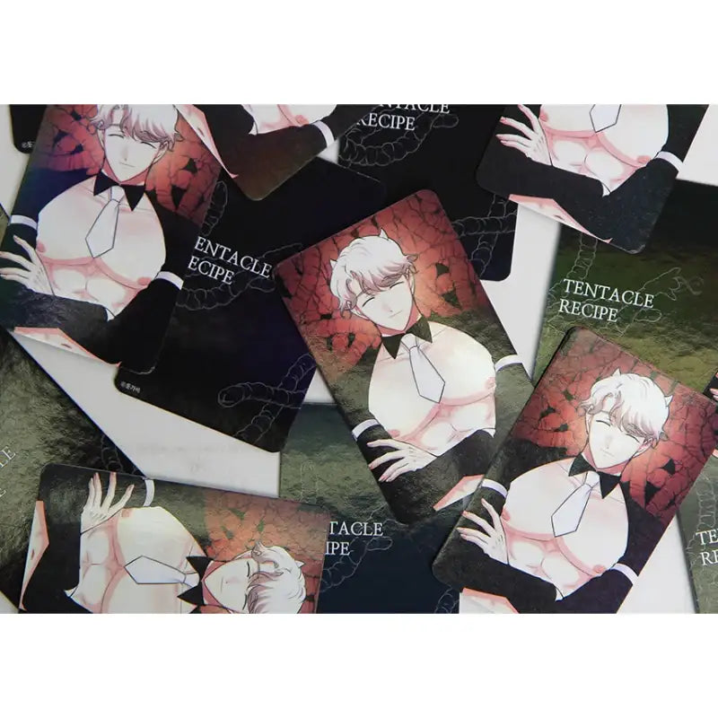 Tentacle Recipe - Hologram Card Set of 4 - Webtoon Shop - Photocard - Harumio