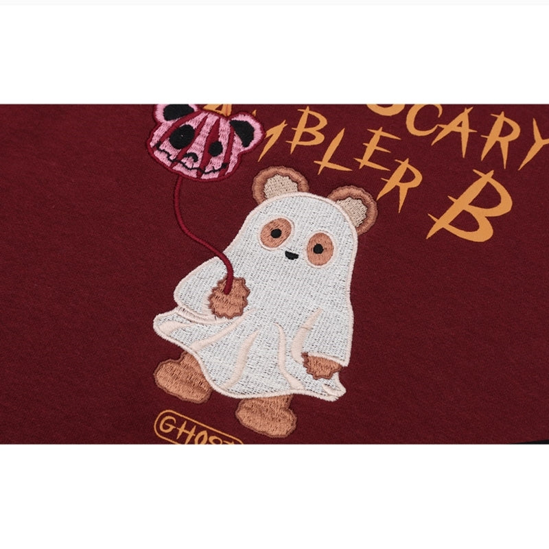 Ambler - Ghost Bear Overfit Hoodie Sweatshirt