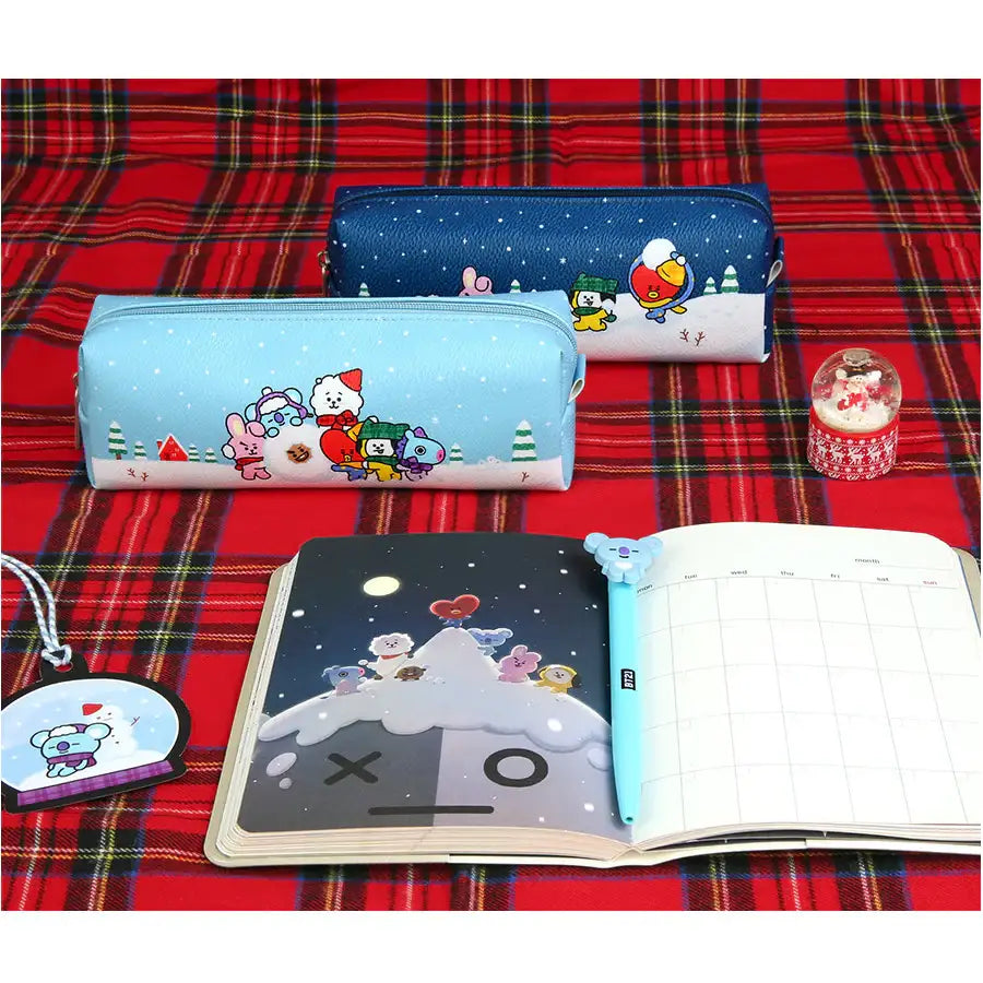 BT21 x Monopoly - C-Pocket Pencil Case - Winter Edition - Monopoly - Accessories - Harumio