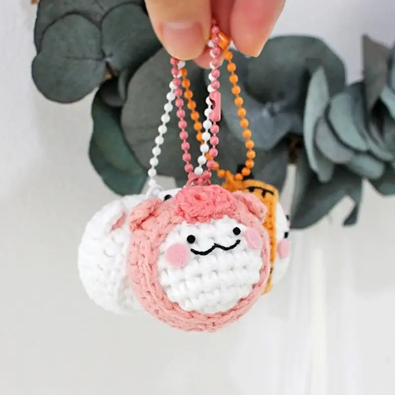 Ikmyeong - Animal Face Hand-Knitted Keyring V.2 - Ikmyeong Shop - Keyrings - Harumio