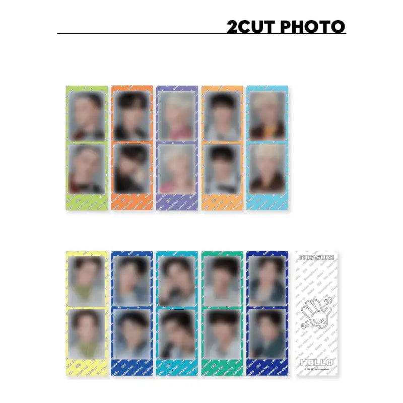 TREASURE - HELLO - 2cut Photo + Sticker Set - TREASURE - Photo Set - Harumio