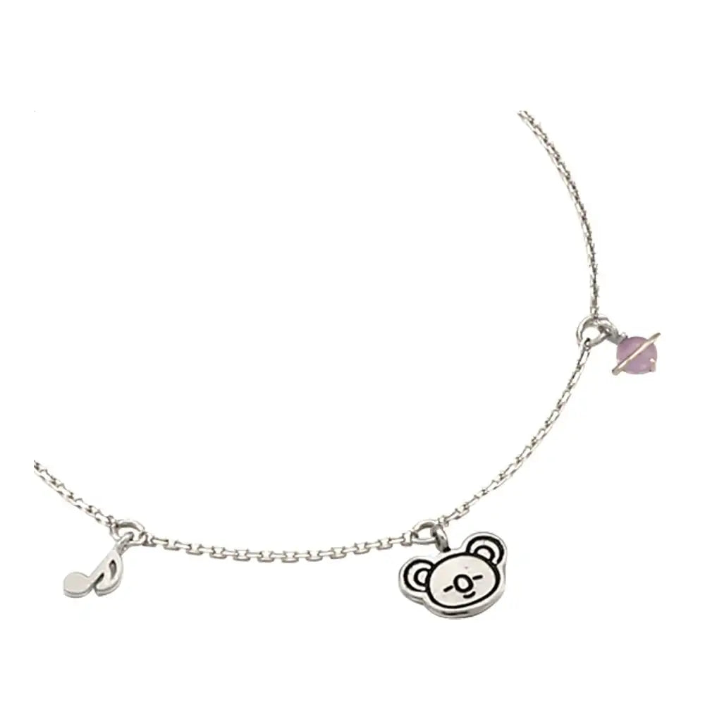 BT21 x OST - Koya Silver Bracelet - OST - Bracelets - Harumio
