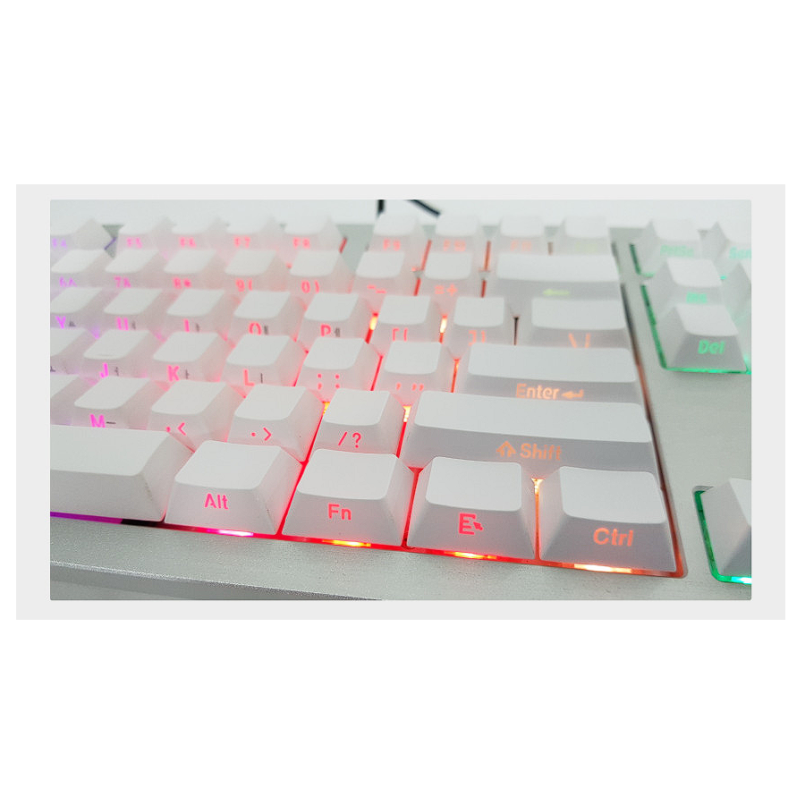 Archon - Cherry Profile Ninja PBT Double Injection Keycap Set - White