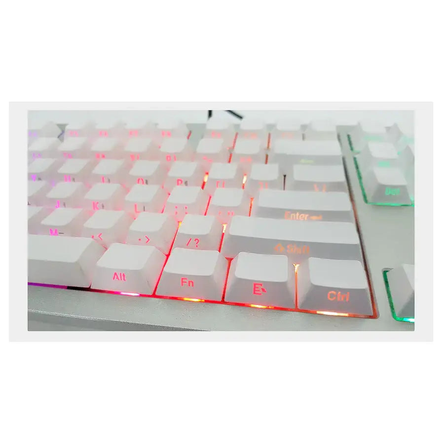 Archon - Cherry Profile Ninja PBT Double Injection Keycap Set - White - Archon - Mechanical Keyboard - Harumio